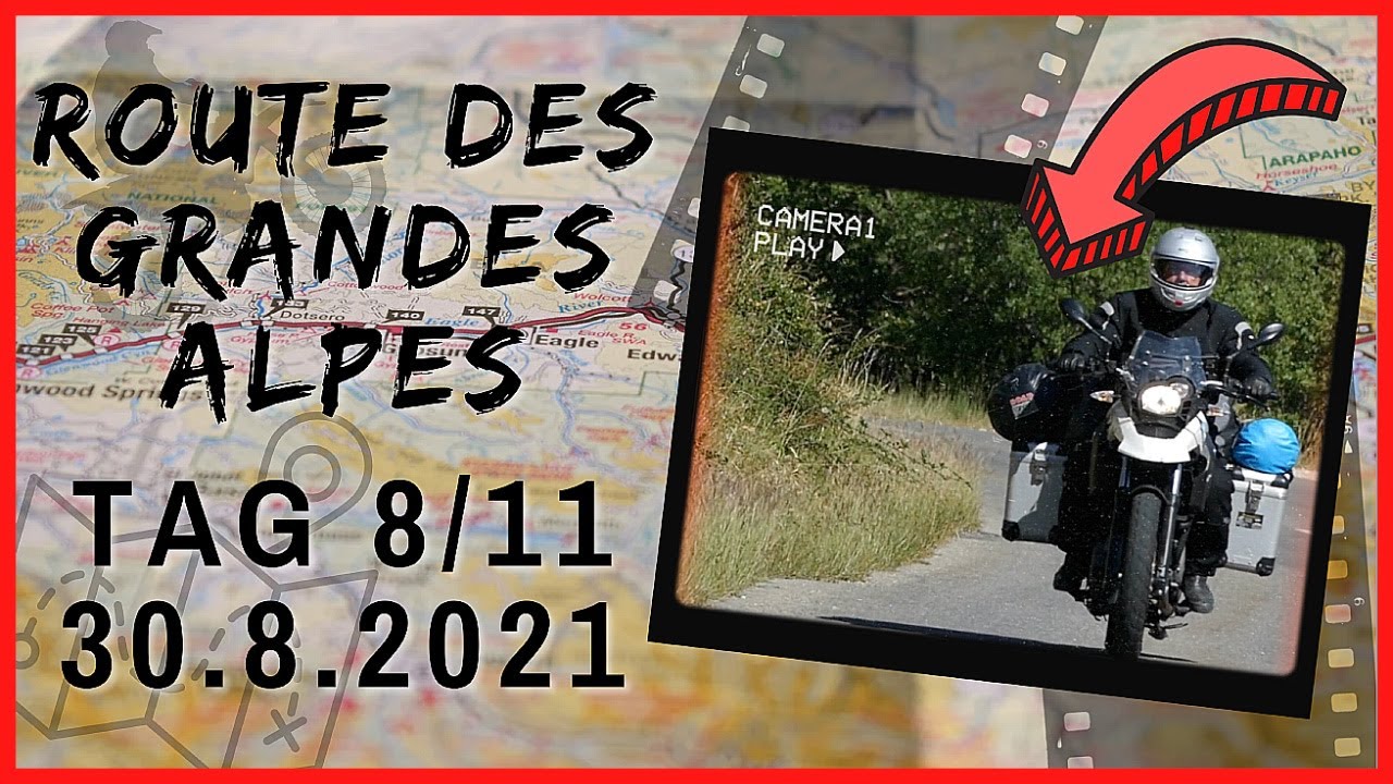🇫🇷 🏍🏔 France 2'000 KM MOTORCYCLE-ADVENTURE ⛺️ - Route des Grandes Alpes, Day 8/11