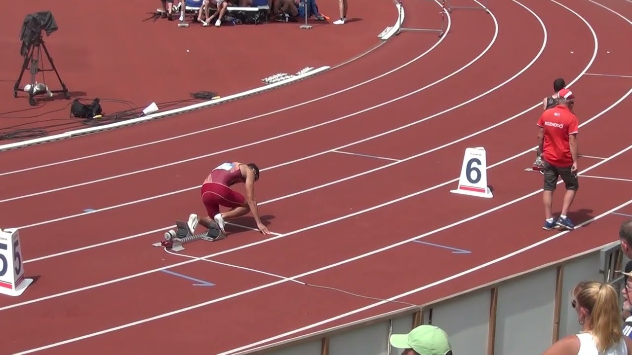 MČR v atletice Zlín 2024 400m překážek Vít Müller 48,41