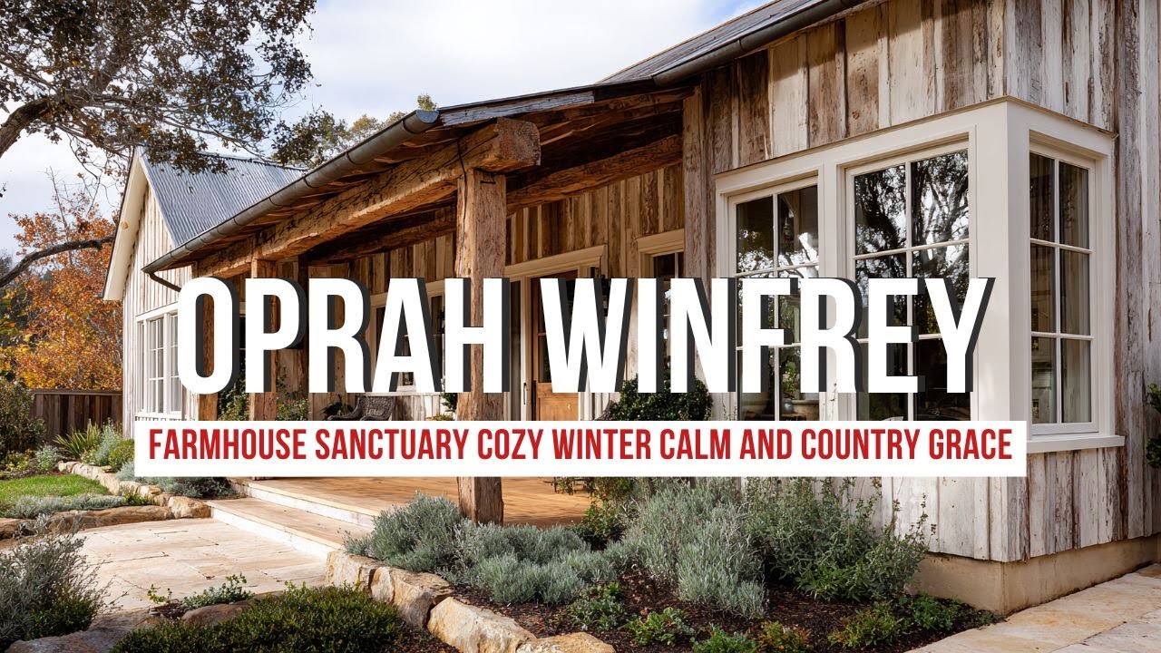 Oprah Winfrey s American Farmhouse Sanctuary Cozy Winter Calm and Country Grace