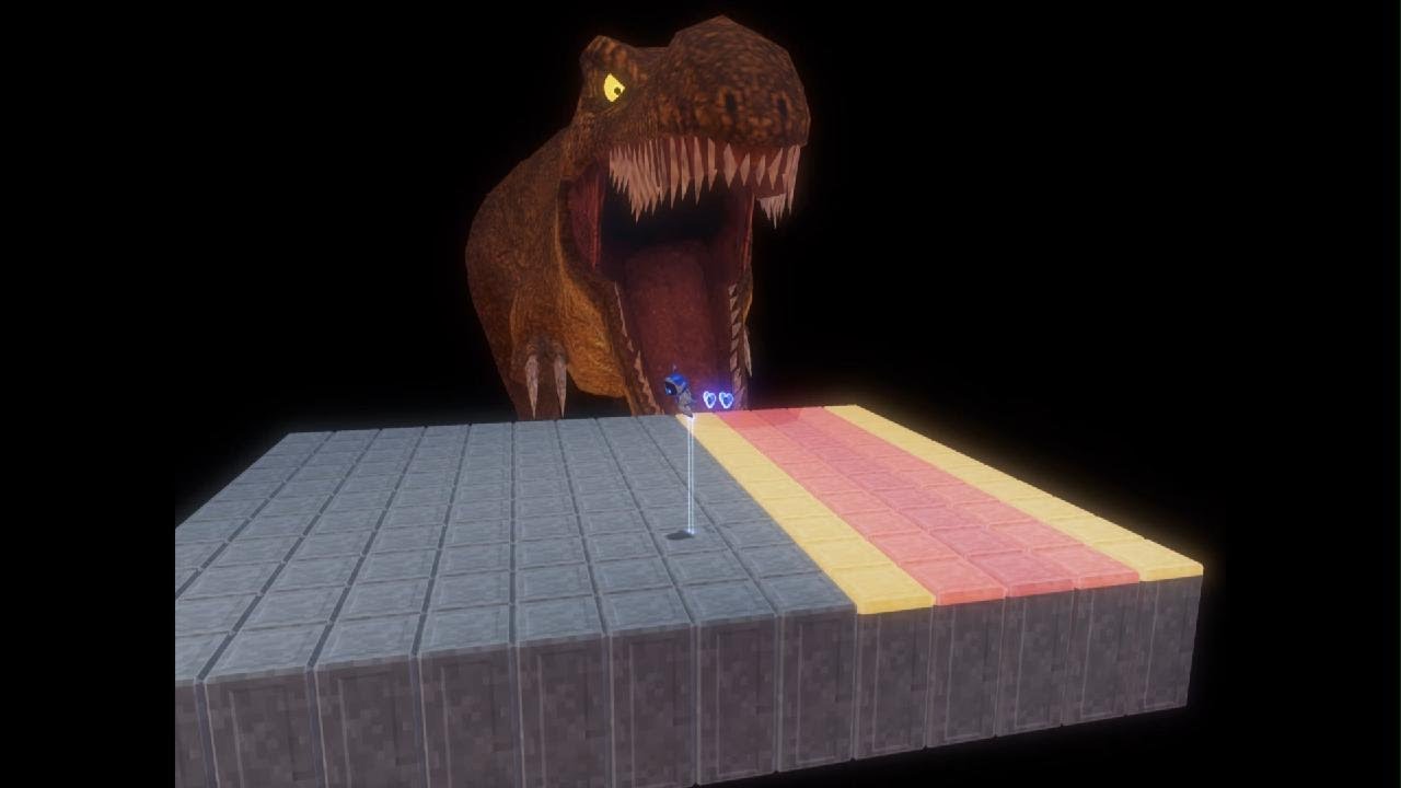 Astro playroom t-rex tech demo no deaths or no damage