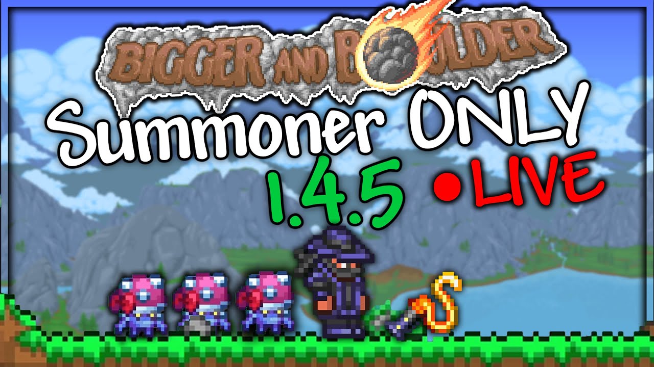 Terraria 1.4.5 SUMMONER ONLY - Nevermind this Update is PEAK! #2
