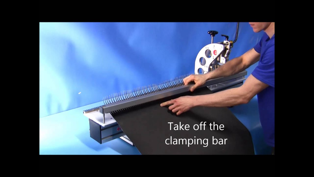 Die cutter for conveyor belts (Transportbandstanze Z1200)