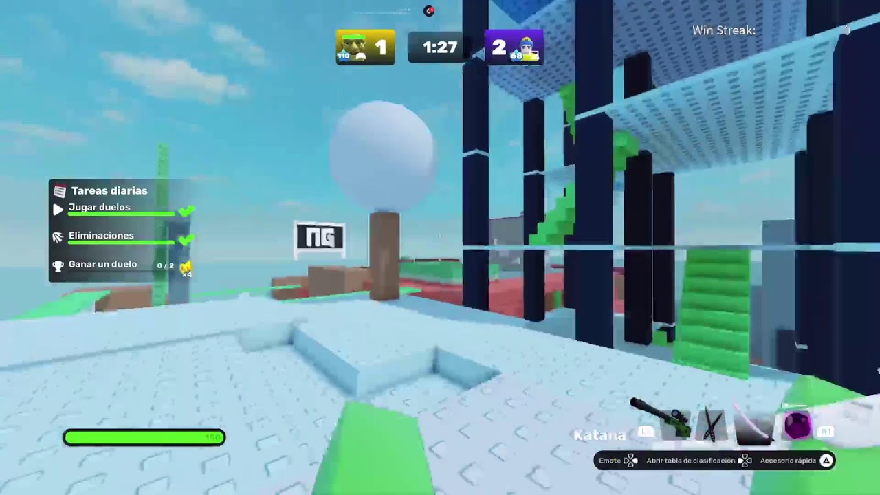 Jugando escapa de un tsunami y rivales bueno y fornite