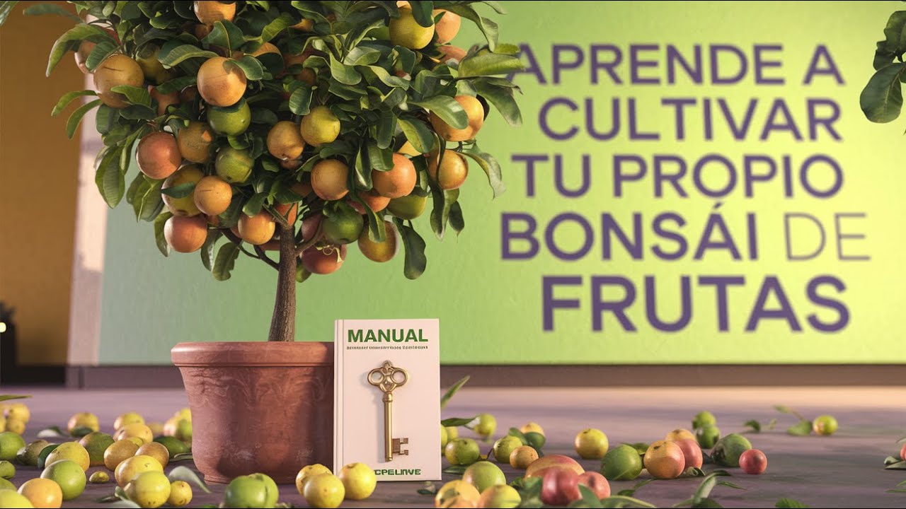 APRENDE A CULTIVAR UN BONSAI FRUTAL EN CASA DESDE CERO.