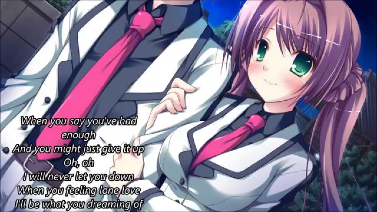 Nightcore~ I will never let you down (Rita Ora)