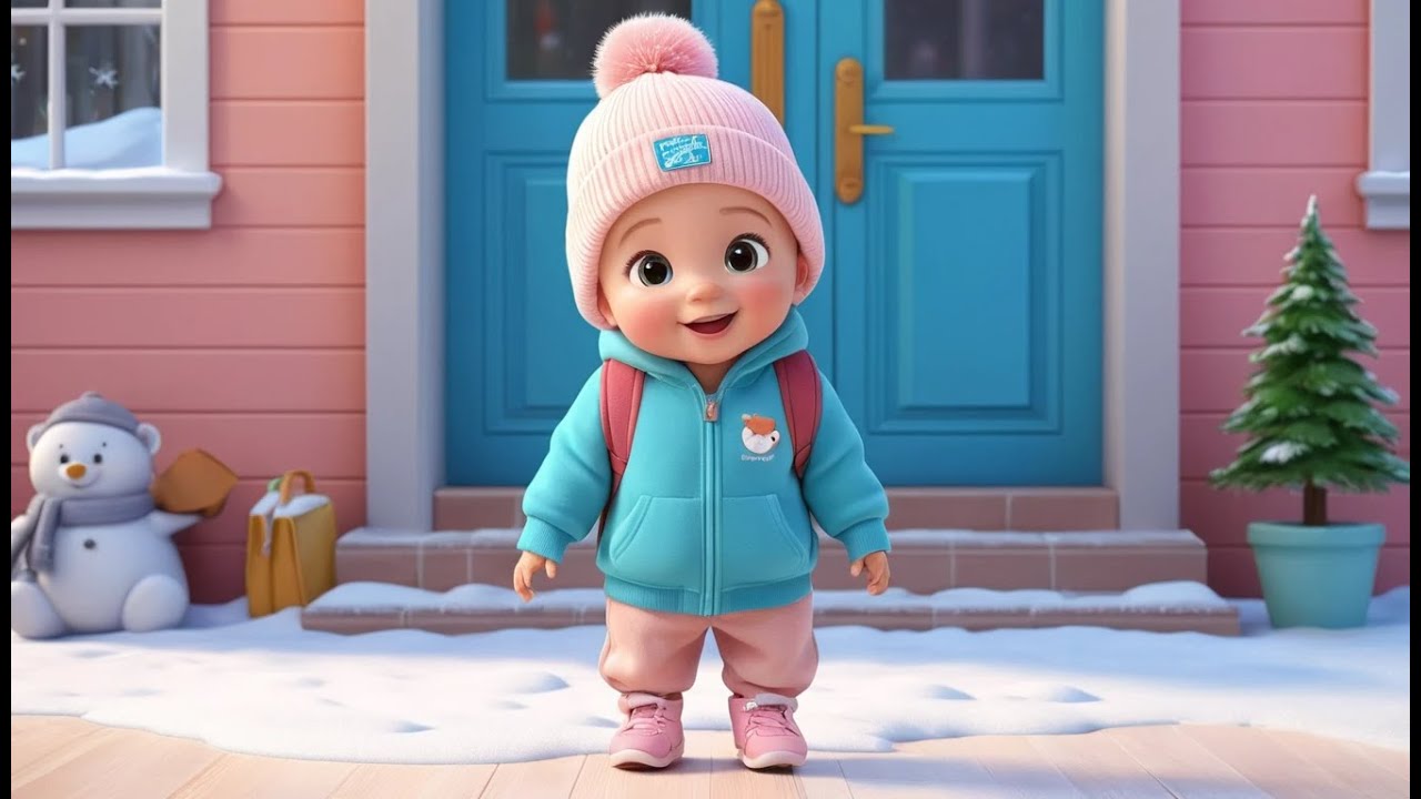 Getting Ready for School in Winter ❄️🎒 | Fun Learning Winter School Routine Song for Kids