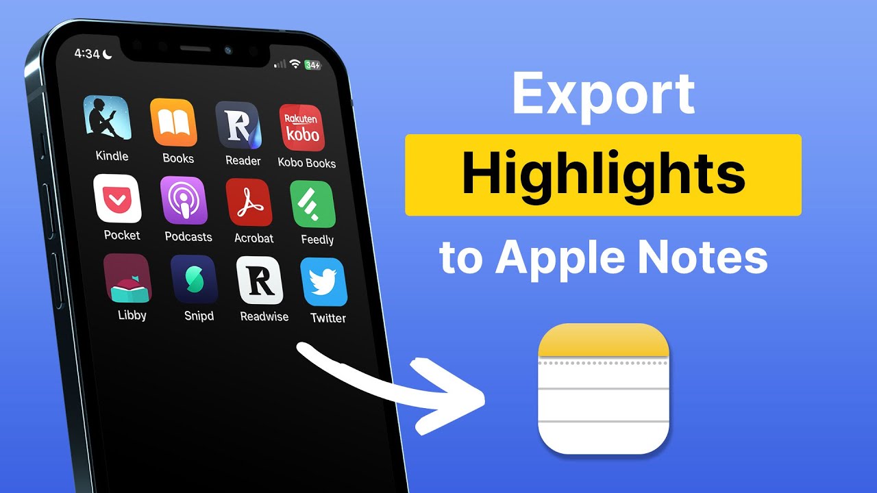 Как экспортировать выделенные фрагменты в Apple Notes