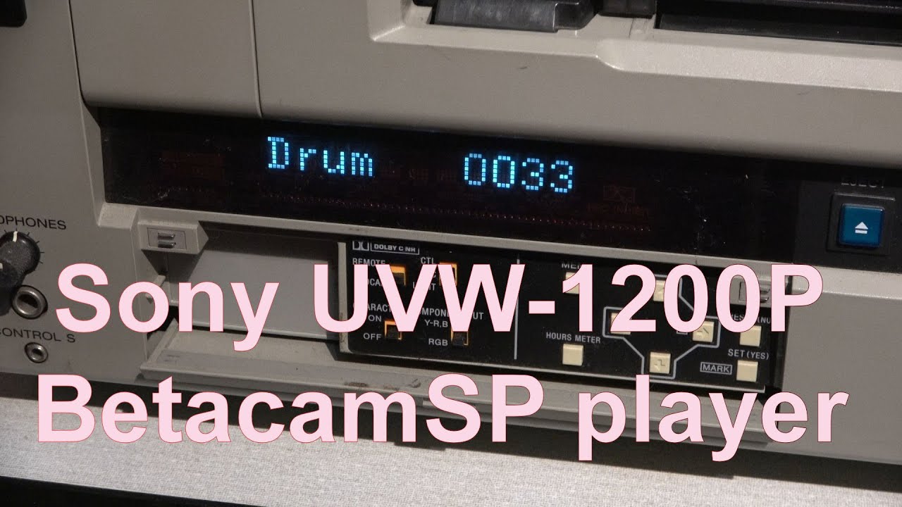 Плеер Sony UVW-1200P Betacam SP.