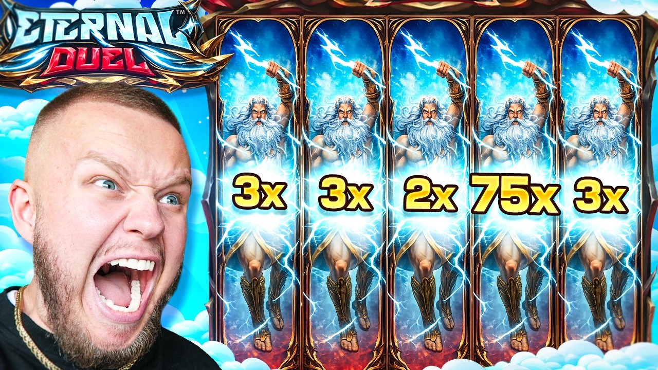 I ACTUALLY HIT MAX WIN ON THE NEW ETERNAL DUEL SLOT!! (Big Slot Win!?)
