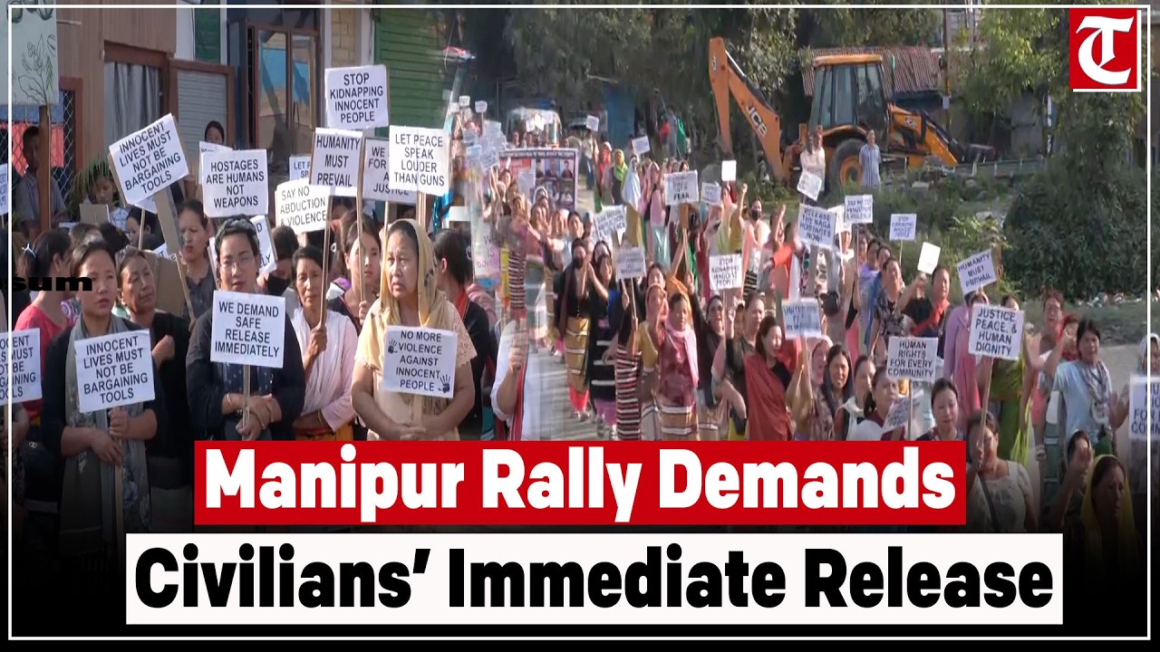 Mass Rally In Manipur Demands Release Of Six Naga Civilians Allegedly Abducted In Imphal