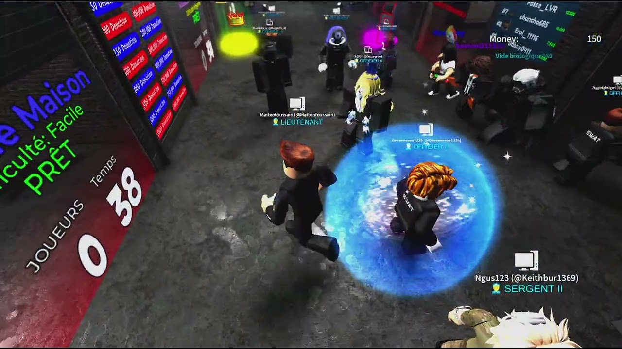 présentation du jeu de swat sur Roblox 