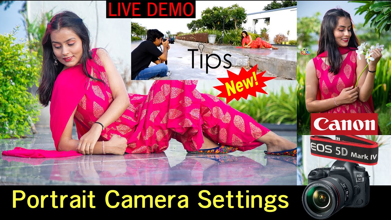 Portrait Photoshoot With Canon 5D Mark iv And Camera Settings