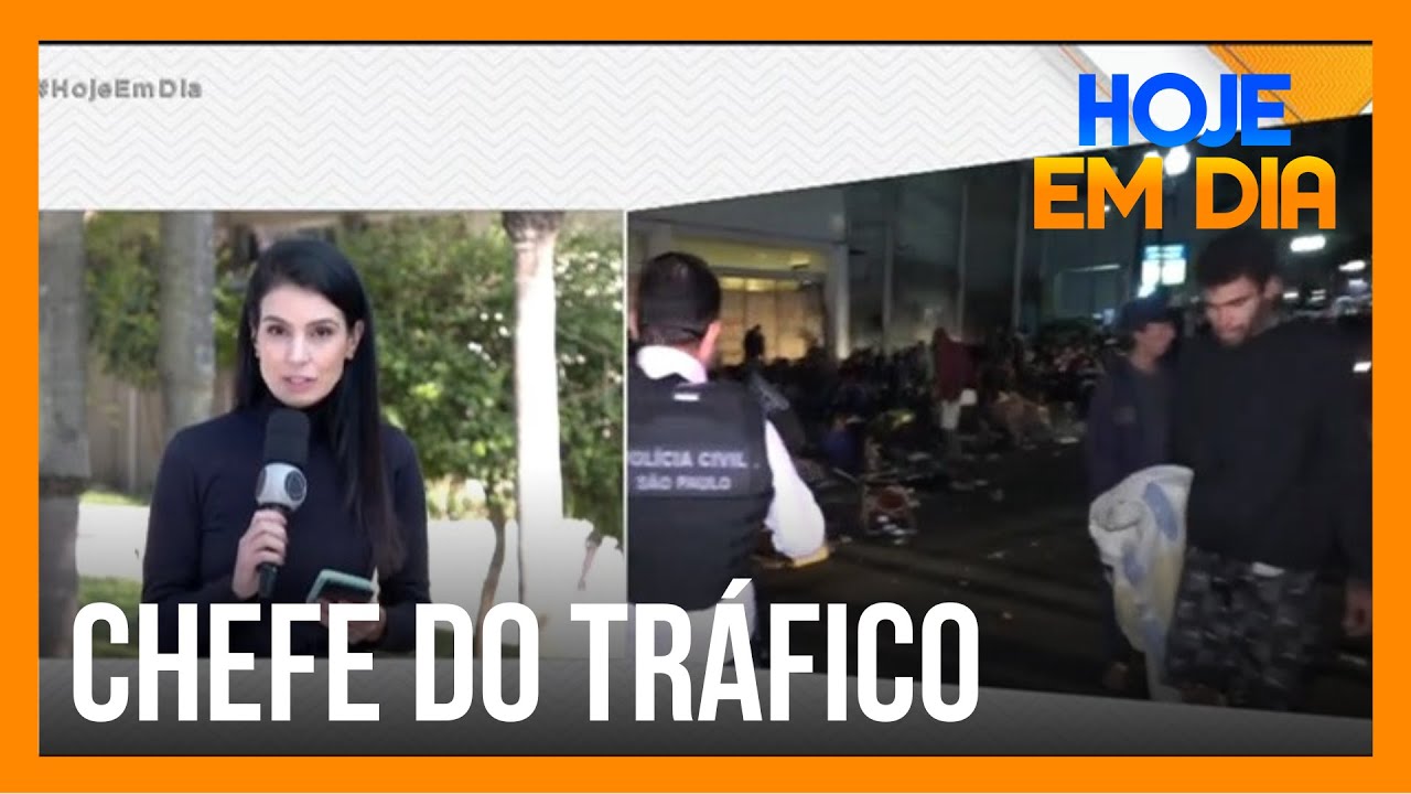 Preso homem apontado como chefe do tr&aacute;fico de drogas na Cracol&acirc;ndia