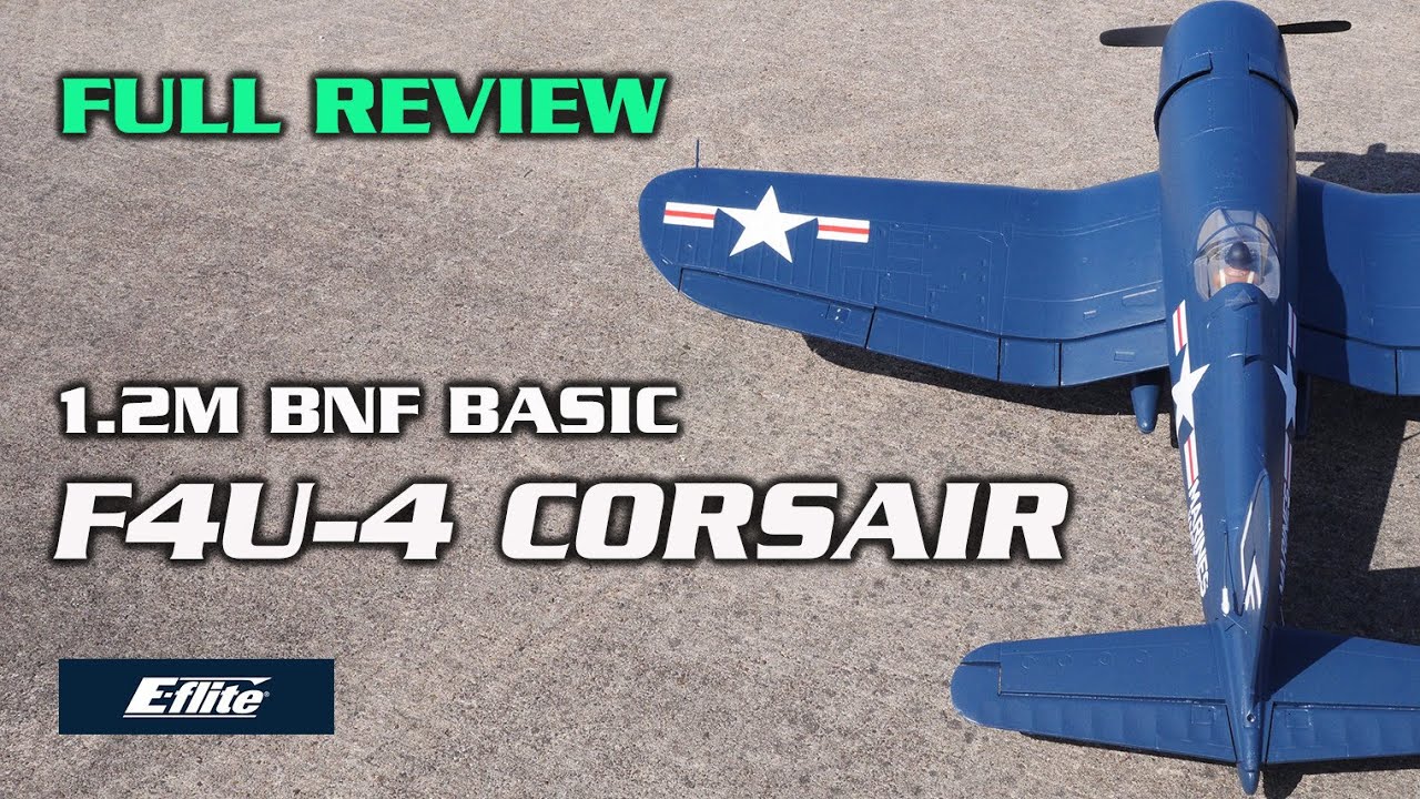 Get Bent! - F4U-4 Corsair 1.2m BNF Basic with AS3X and SAFE Select | HobbyView