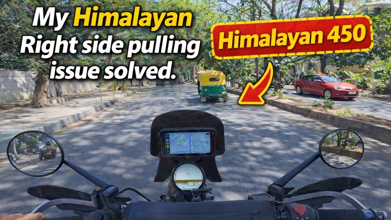 Himalayan 450 Right hand pull issue solved!