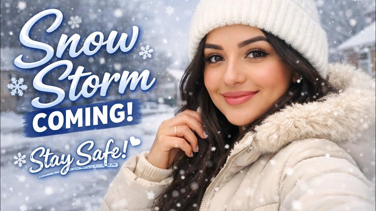 Biggest snow storm on the way! ❄️🥶 
