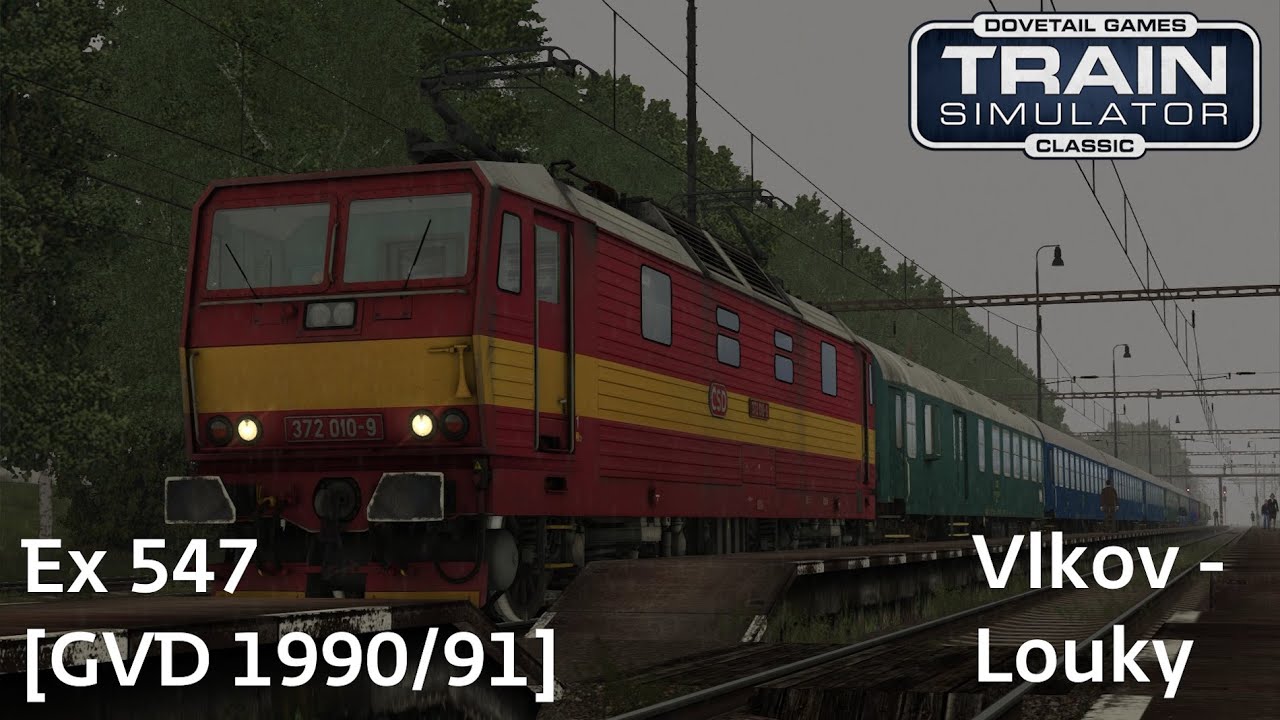 Ex 547 I Vlkov - Louky I Train Simulator Classic