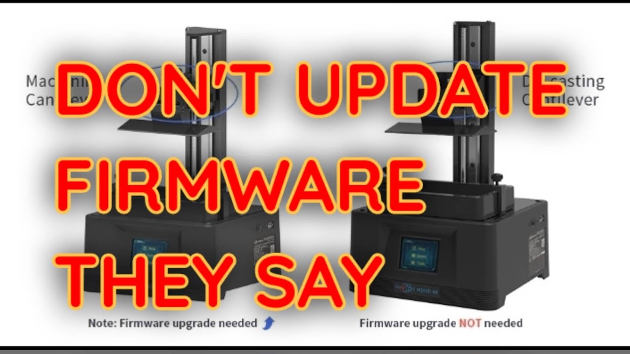 Тест обновления прошивки Anycubic Photon Mono 4k