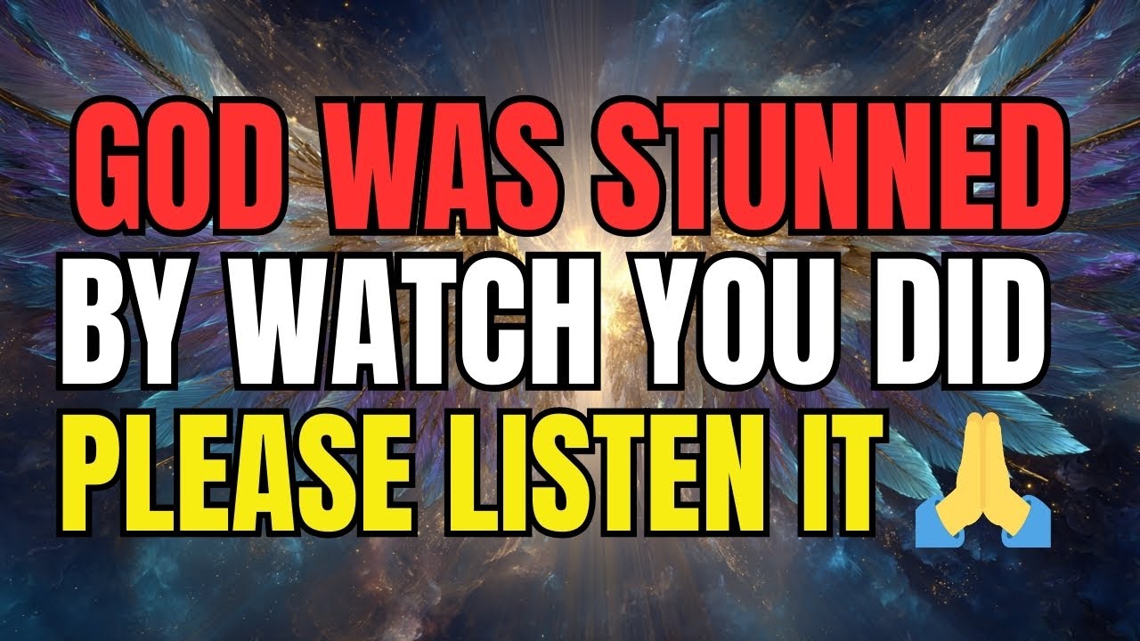 Chosen One, God Saw What You Did When No One Was Watching