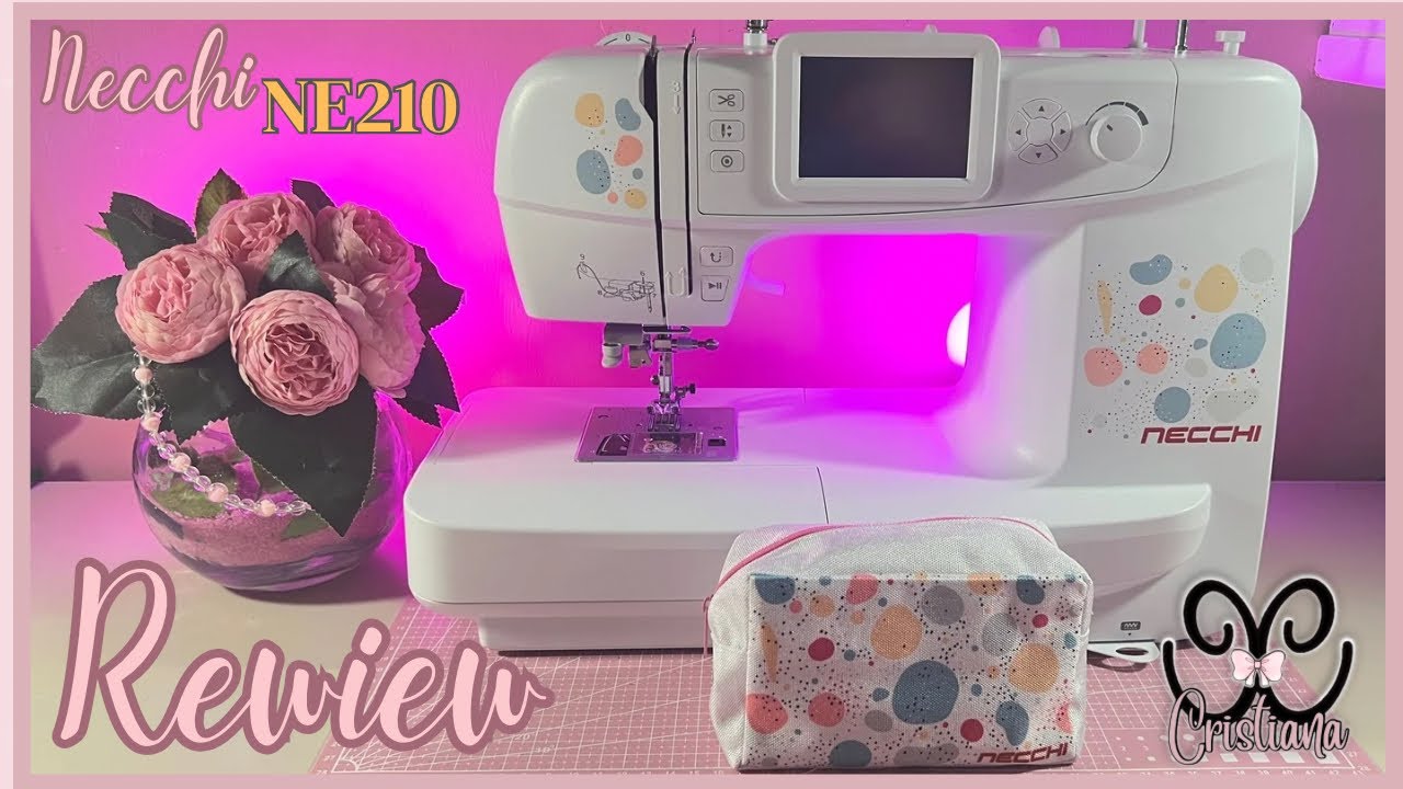 PRESENTAZIONE MACCHINA CUCITO e RICAMO NE210 NECCHI ft @Sweetbiodesign