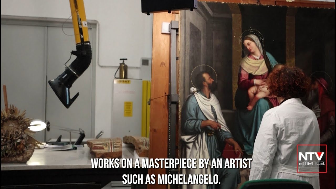 Steady hearts, steady hands as Vatican experts restore masterpieces