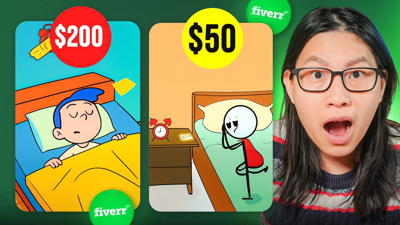 How I Started an Animated Cartoon Faceless YouTube Channel ($50 vs $200 Animators)