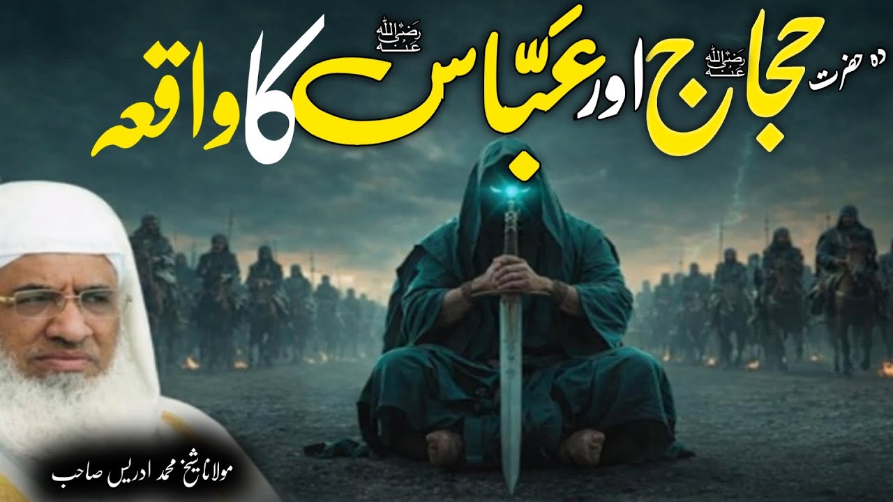 Pashto Bayan / Maulana sheikh Mohammed idrees sahib / دہ حضرت حجاج اور عباس کا واقعہ 