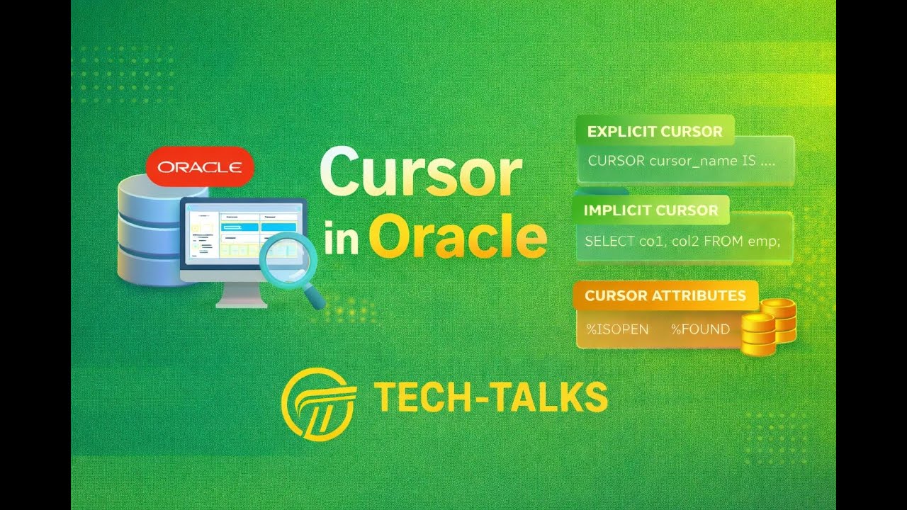 How to Create Cursor in Oracle PL SQL#tech#oracle #development#sql#plsql #programming #coding