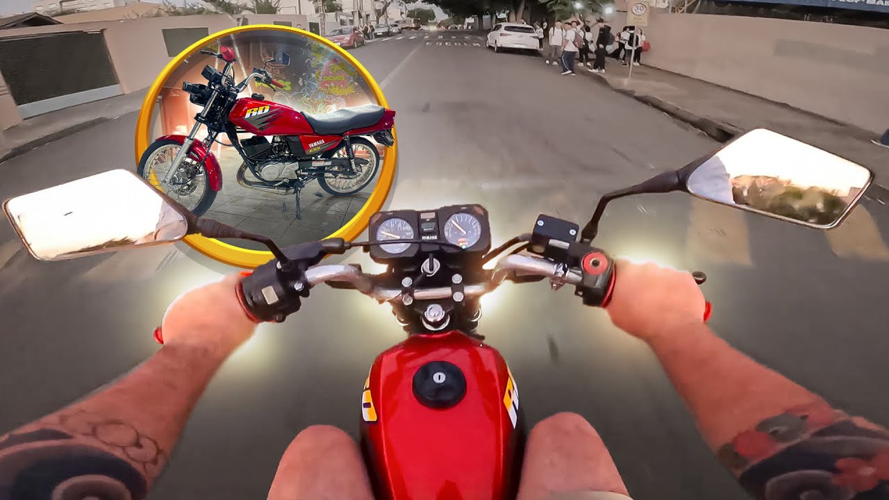 PRIMEIRO ROLÊ COM A MINHA YAMAHA RD135