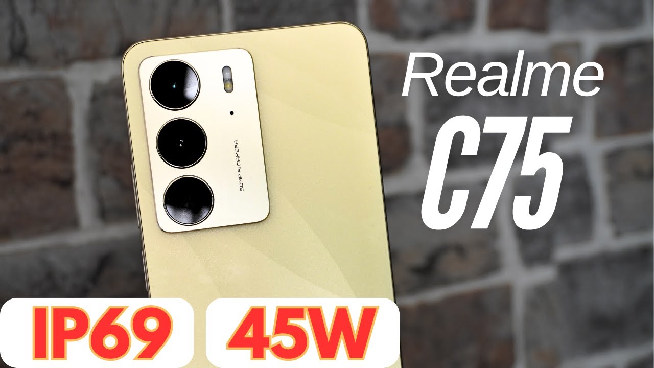 ΑΔΙΑΒΡΟΧΟ - ΑΝΘΕΚΤΙΚΟ - ΟΙΚΟΝΟΜΙΚΟ : REALME C75 !