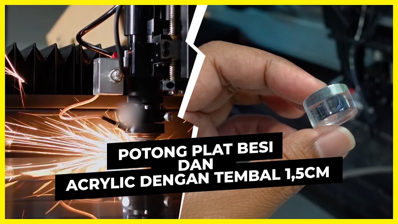 INSTALASI MESIN POTONG PLAT DAN AKRILIK, ATLAS TLM 1325M