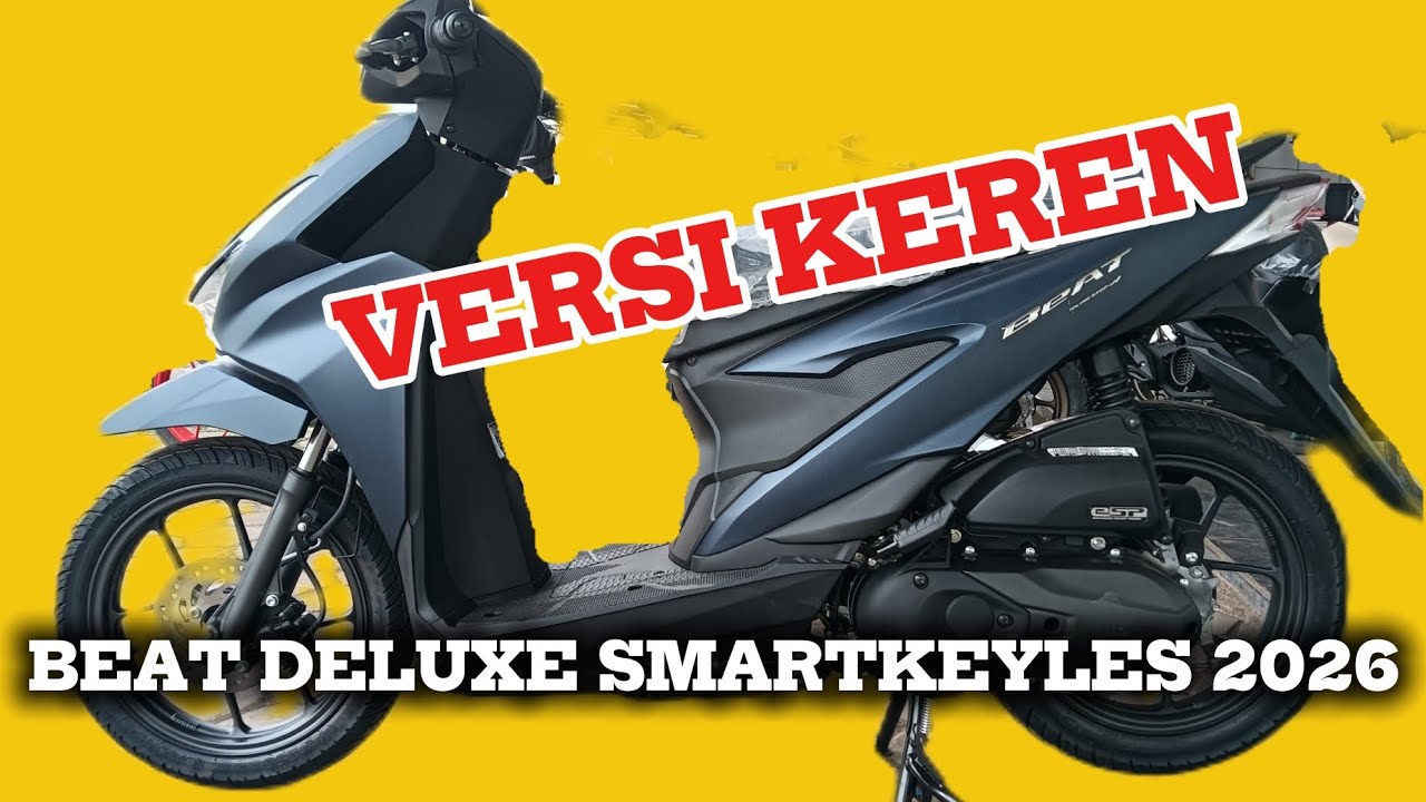 VERSI KEREN 💥 BEAT DELUXE SMARTKEYLES 2026 WARNA BIRU DOP 💥 YANG KALIAN TUNGGU SUDAH DATANG