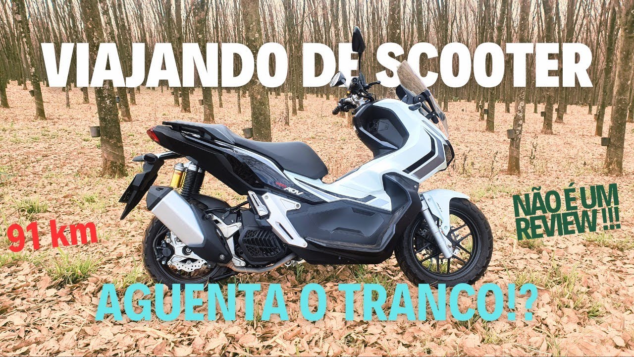 Dá pra viajar de SCOOTER? Honda ADV 150 desbravando o canavial