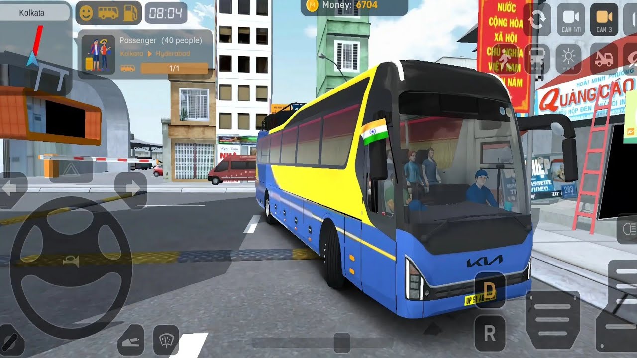 Bus Simulator Vietnam Gameplay - City Coach Bus Driving Simulator - Android Gameplay
