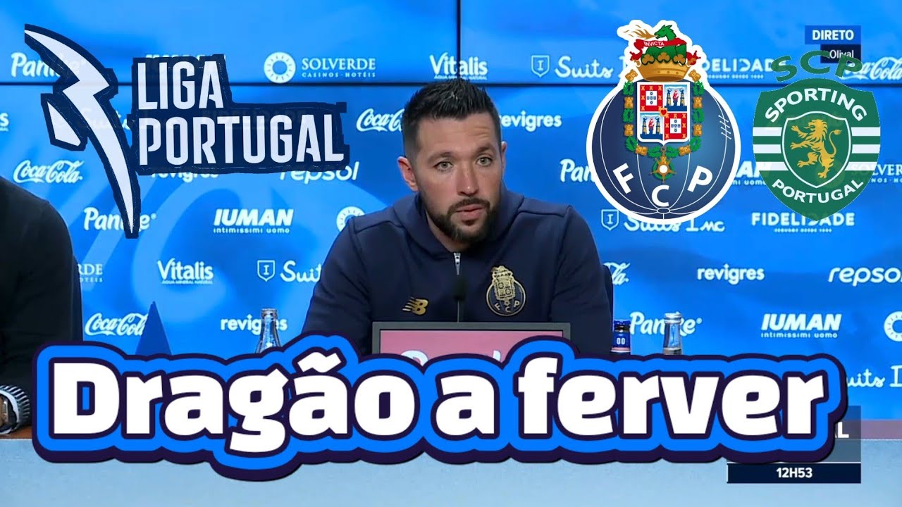 Conferência Imprensa Francesco Farioli - Antevisão FC Porto x Sporting - Liga Portugal 