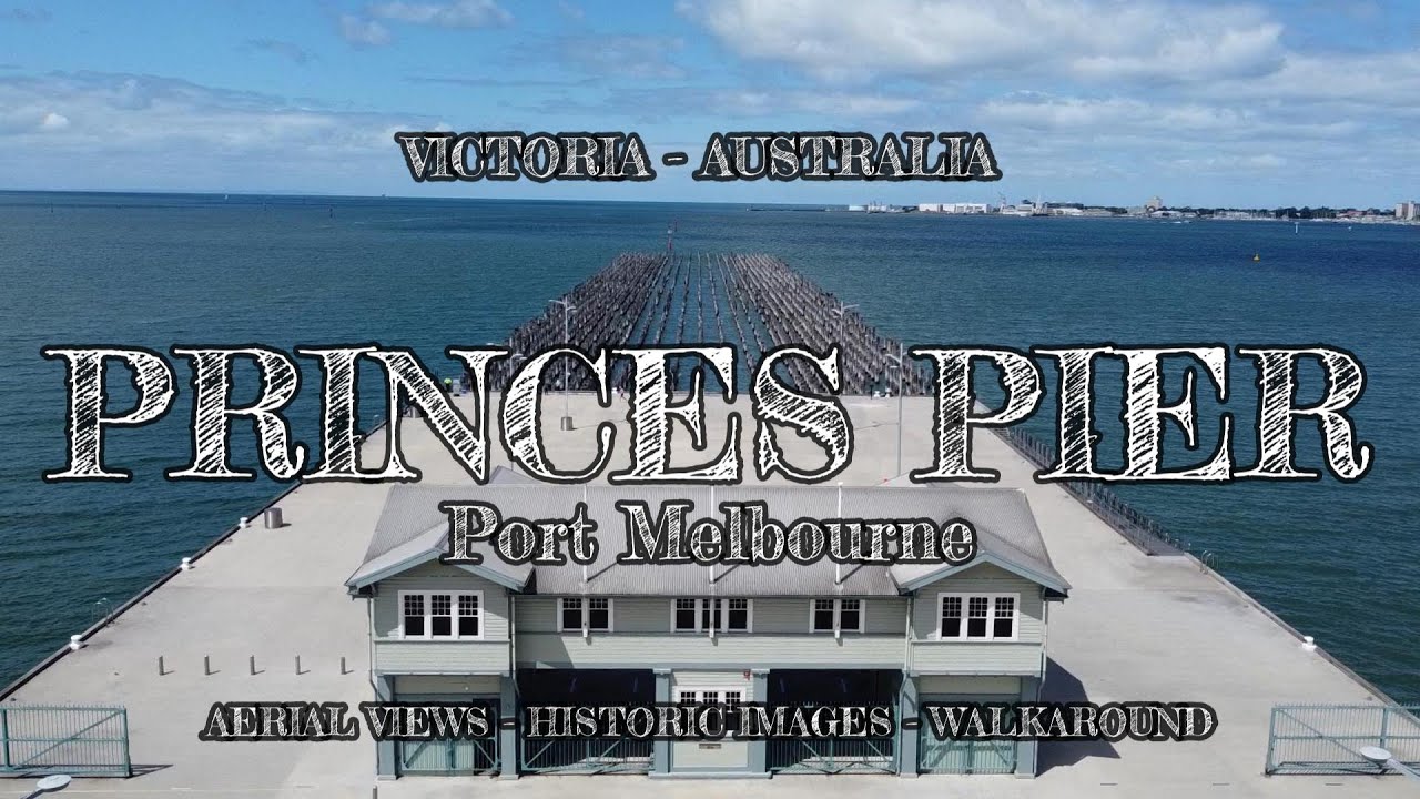 Aerial view - Historic images - Walkaround : Princes Pier Port Melbourne : Victoria Australia