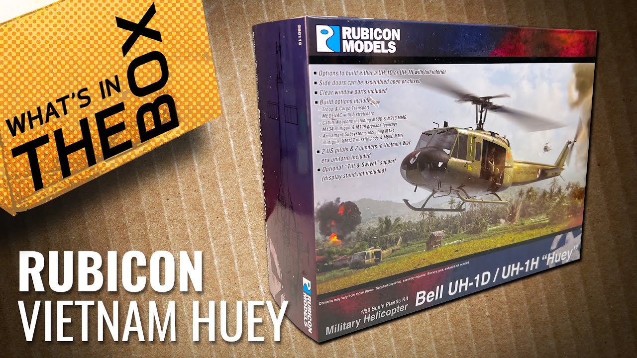 Unboxing: Huey - Vietnam War | Rubicon Models