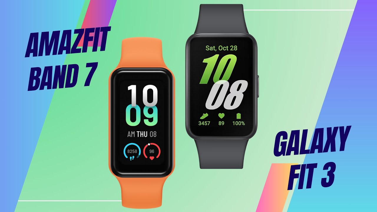 Amazfit Band 7 Vs Galaxy Fit 3