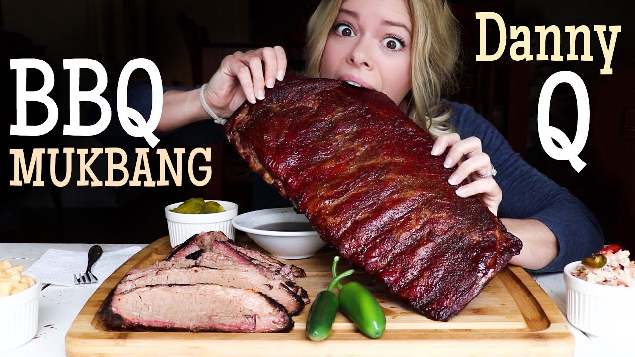 Best Texas BBQ -- In Florida?! Mukbang with my Fiance, Shane!