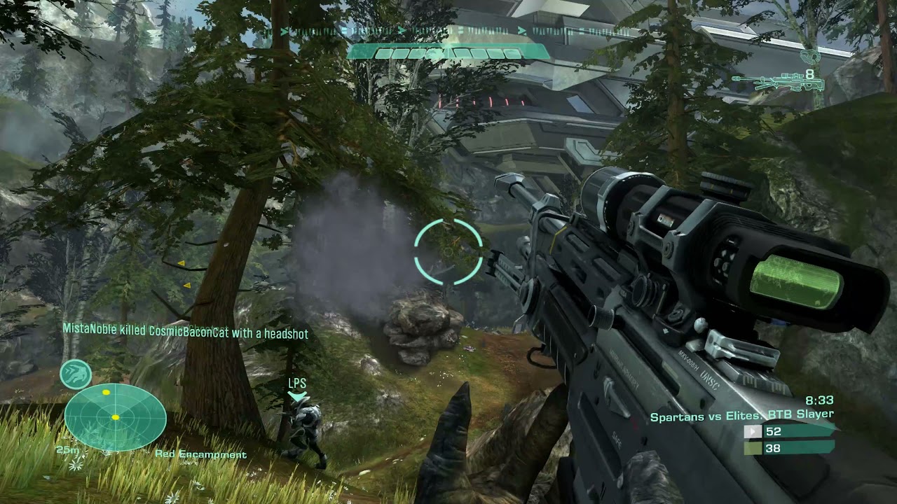 Halo Reach Custom Game Browser: Spartans vs. Elites Gameplay (No Commentary) [PC/Controller]