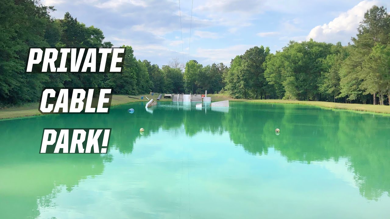 PRIVATE WAKEBOARD PARK! - WAKEBOARDING!