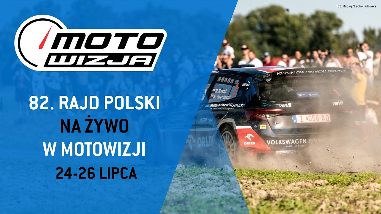 82. Rajd Polski na żywo w Motowizji