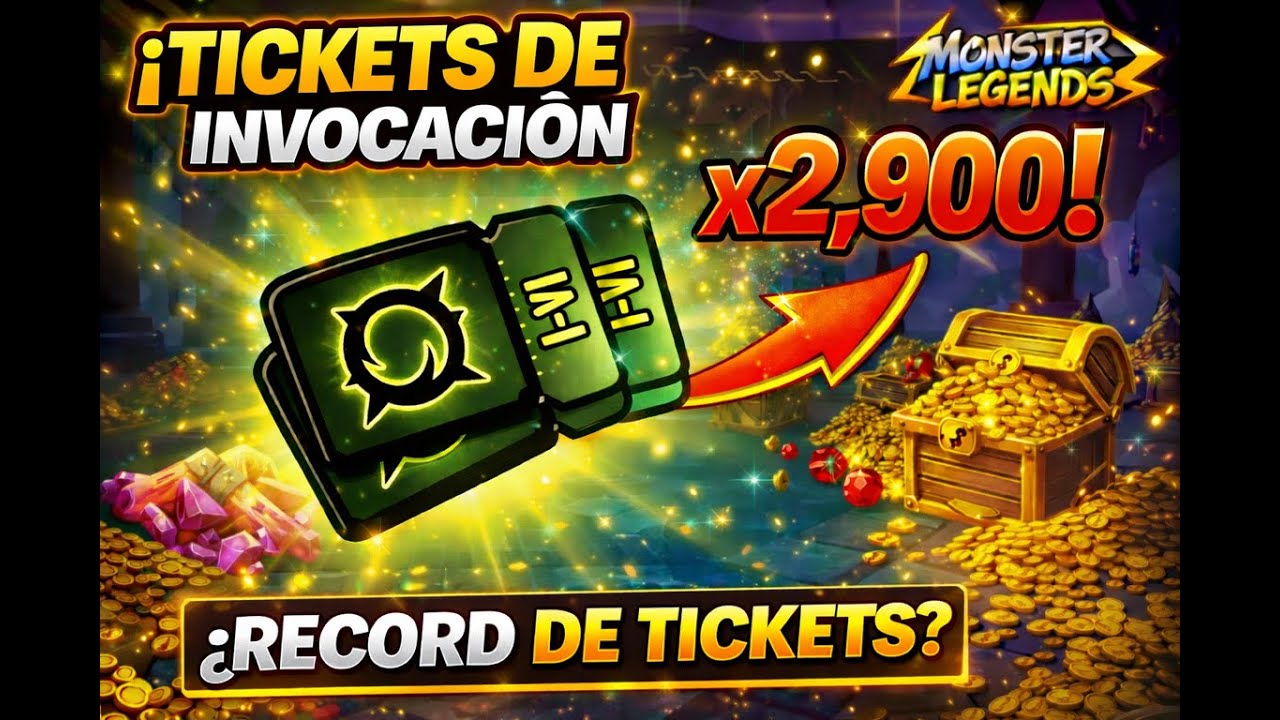 RECORD DE TICKETS? OPENING para Katia RANGO 5 🤑 Monster Legends