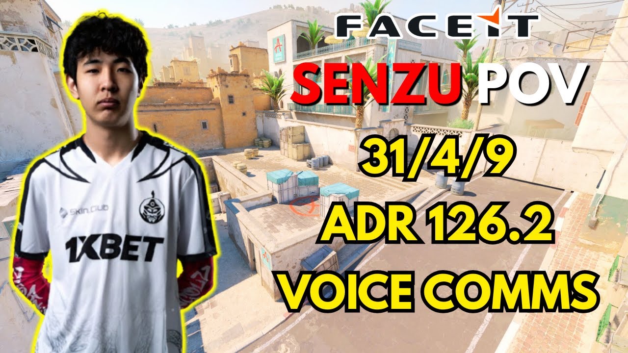 Senzu POV w/cobrazera, Veccil + VOICE COMMS (31/4/9) CS2 FACEIT EU - July 27th 2025