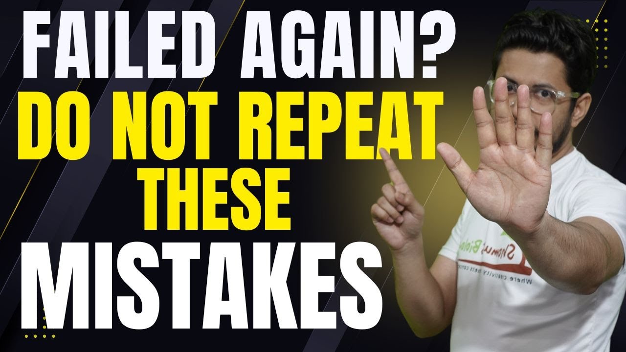 You failed in CSIR NET exam again? Don't repeat these mistakes again | Free discount inside