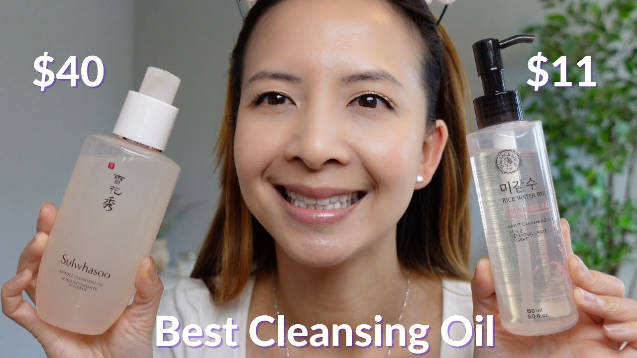 Best Cleansing Oil | THE FACE SHOP Rice Water Cleansing Oil & Sulwhasoo Gentle Cleansing Oil Review