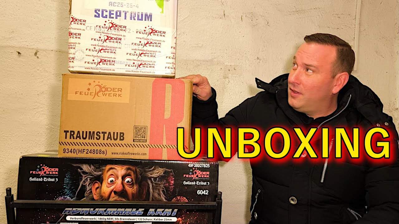 UNBOXING📦🧨 | FEUERWERK VON R&Ouml;DER FEUERWERK | Planet Firework