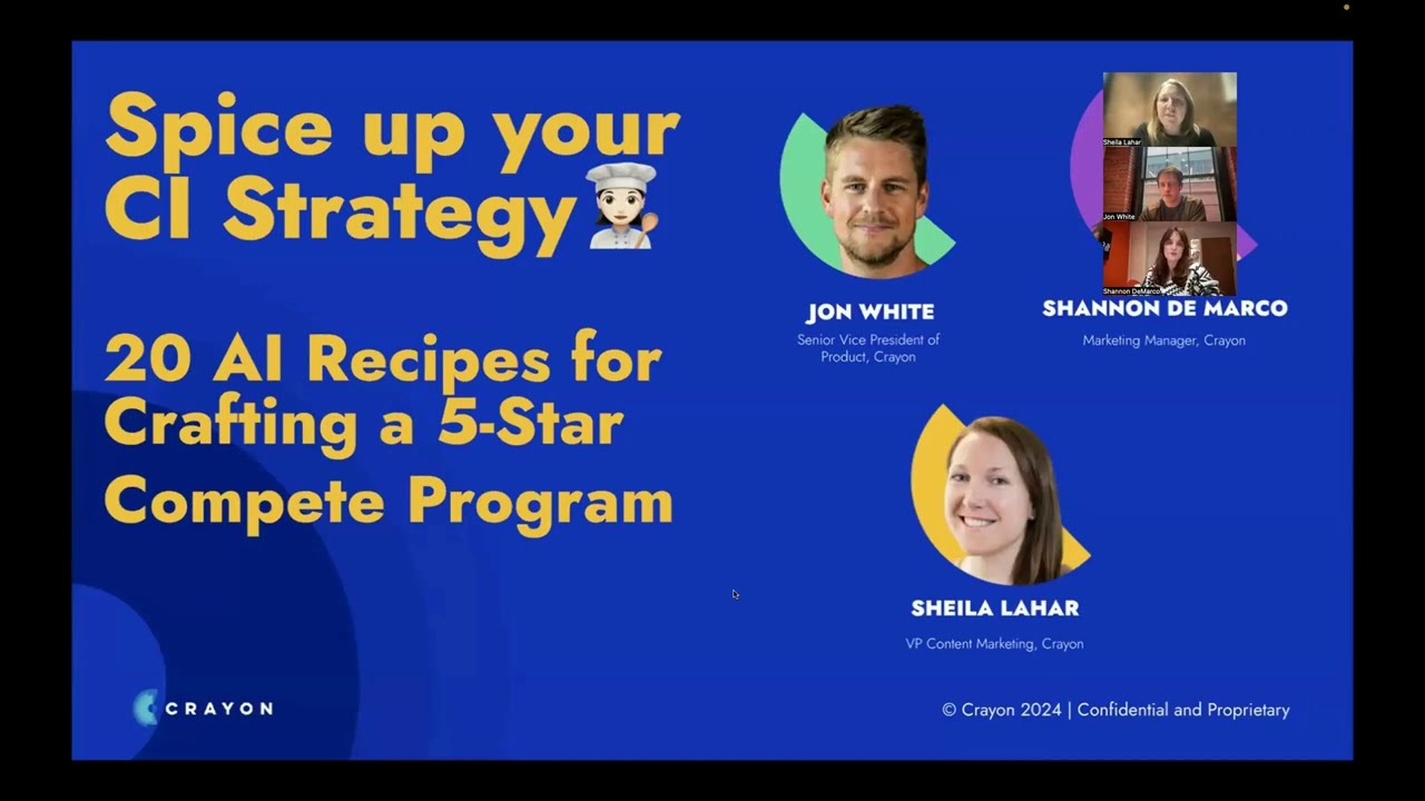 Spice up your CI Strategy: 20 AI Recipes for Crafting a 5-Star Compete Program (Final)