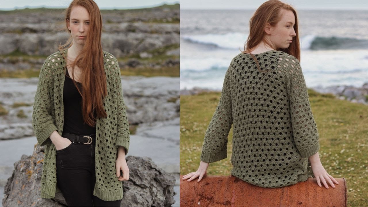Easy Crochet Summer Cardigan