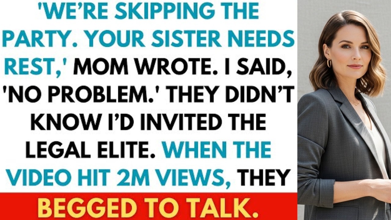My Parents Skipped My $15K Partnership Gala—So I Gave Their Seats Away